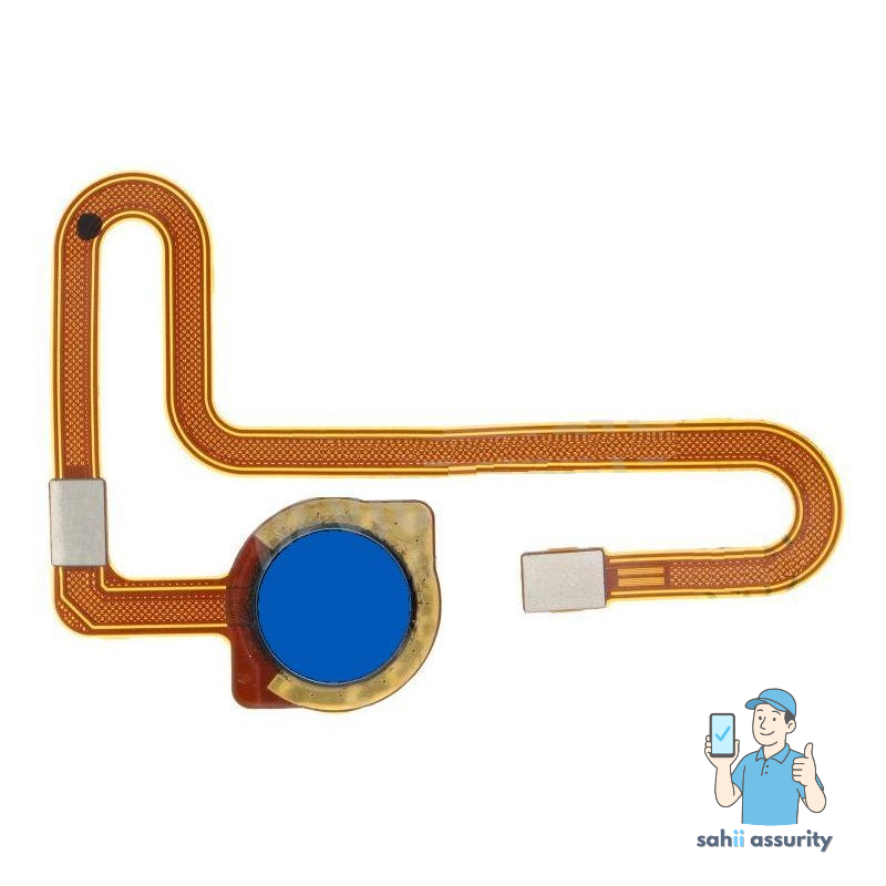 Fingerprint Sensor with Flex Cable for Xiaomi Redmi Note 8 Blue thumbnail